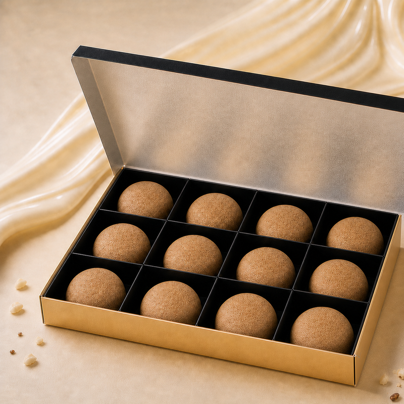 12’li Beyaz Çikolatalı Bomba Kutusu